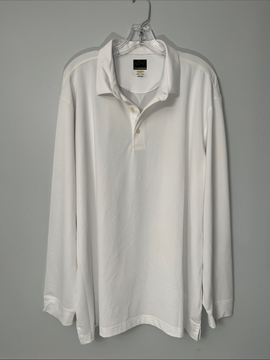 Greg Norman Collection Other - Greg Norman Men’s White Long-Sleeve Polo Shirt